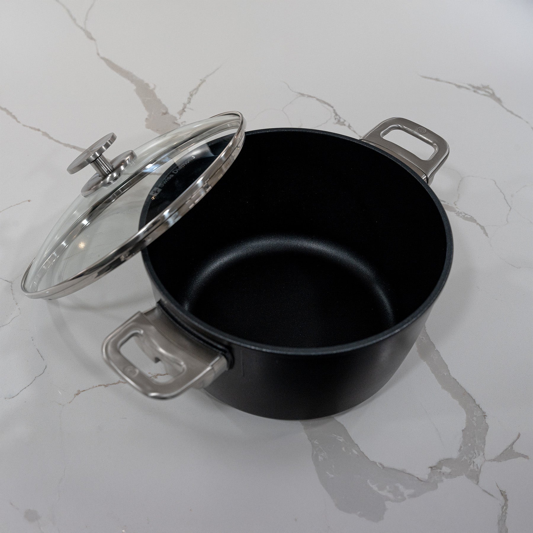 CXD PFAS Free Nonstick Stock Pot with Glass Lid