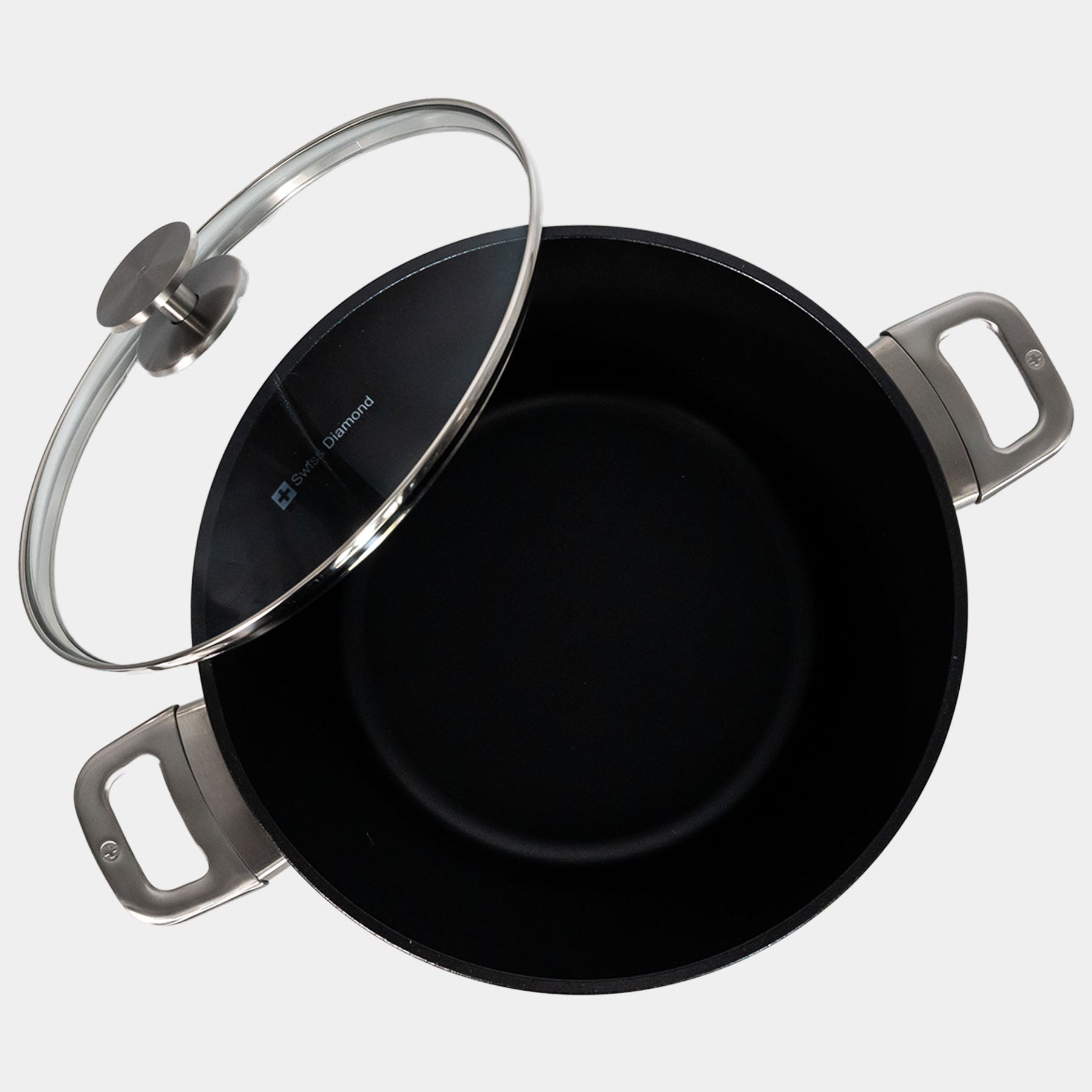 CXD PFAS Free Nonstick Stock Pot with Glass Lid