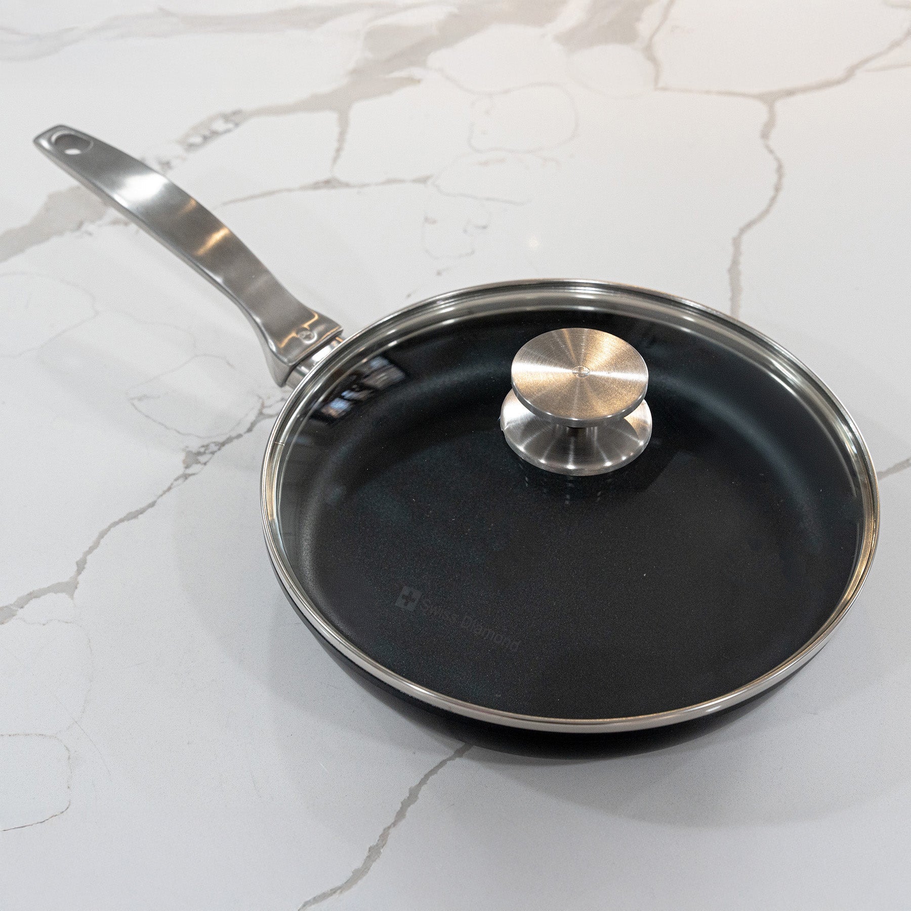 CHD Nonstick Fry Pan with Glass Lid