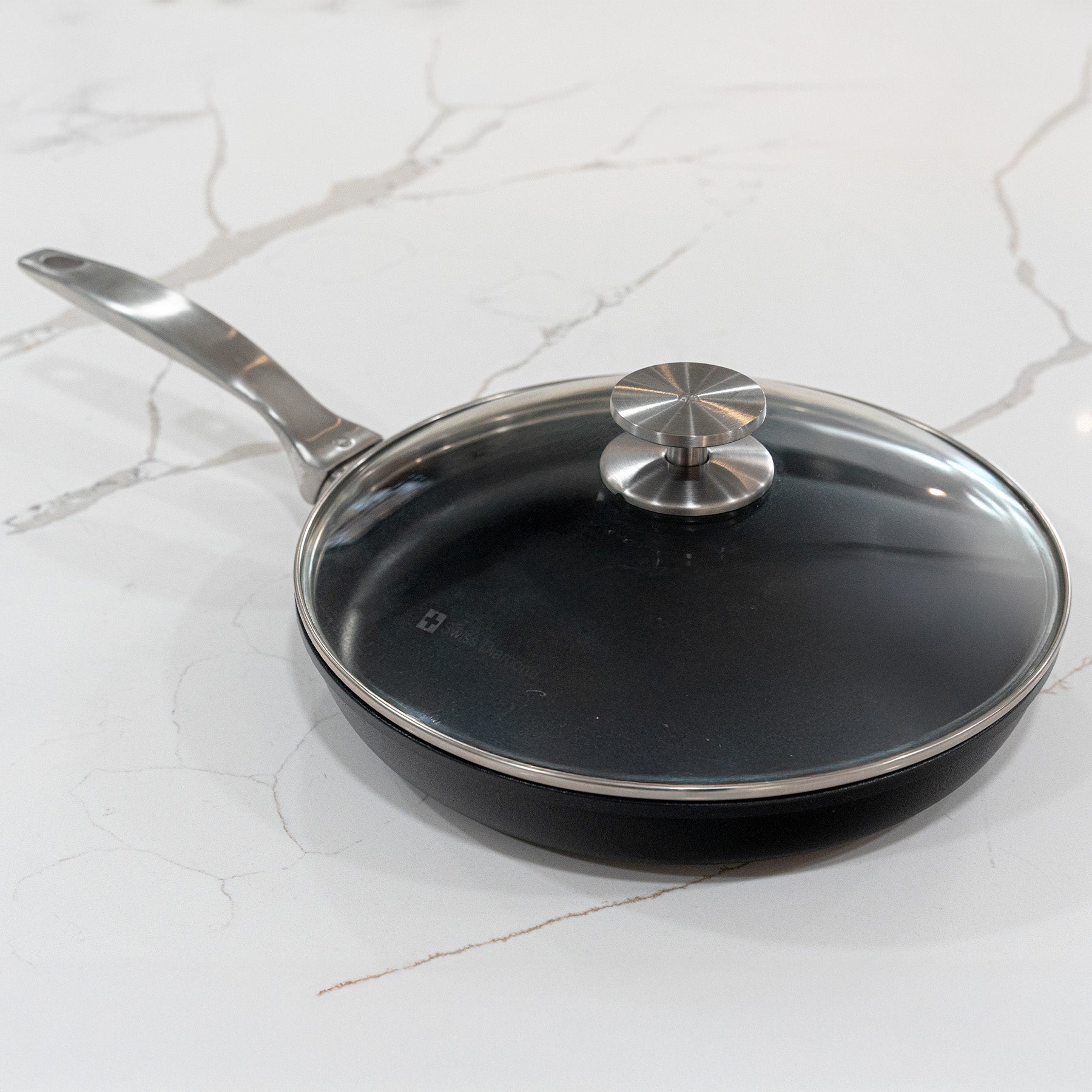 CHD Nonstick Fry Pan with Glass Lid