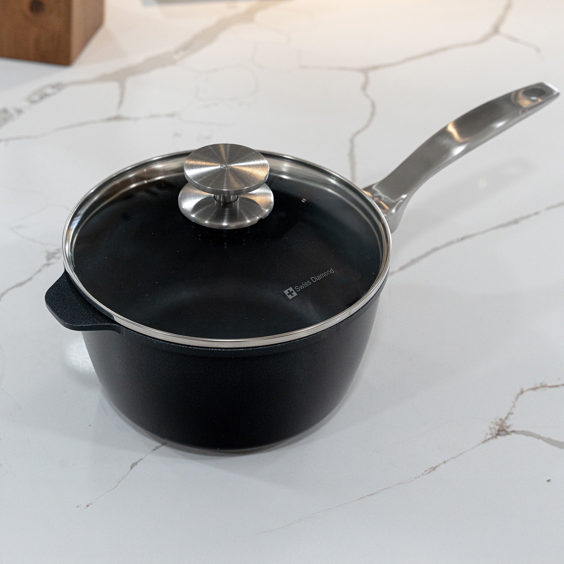 CXD PFAS Free Nonstick Saucepan with Glass Lid