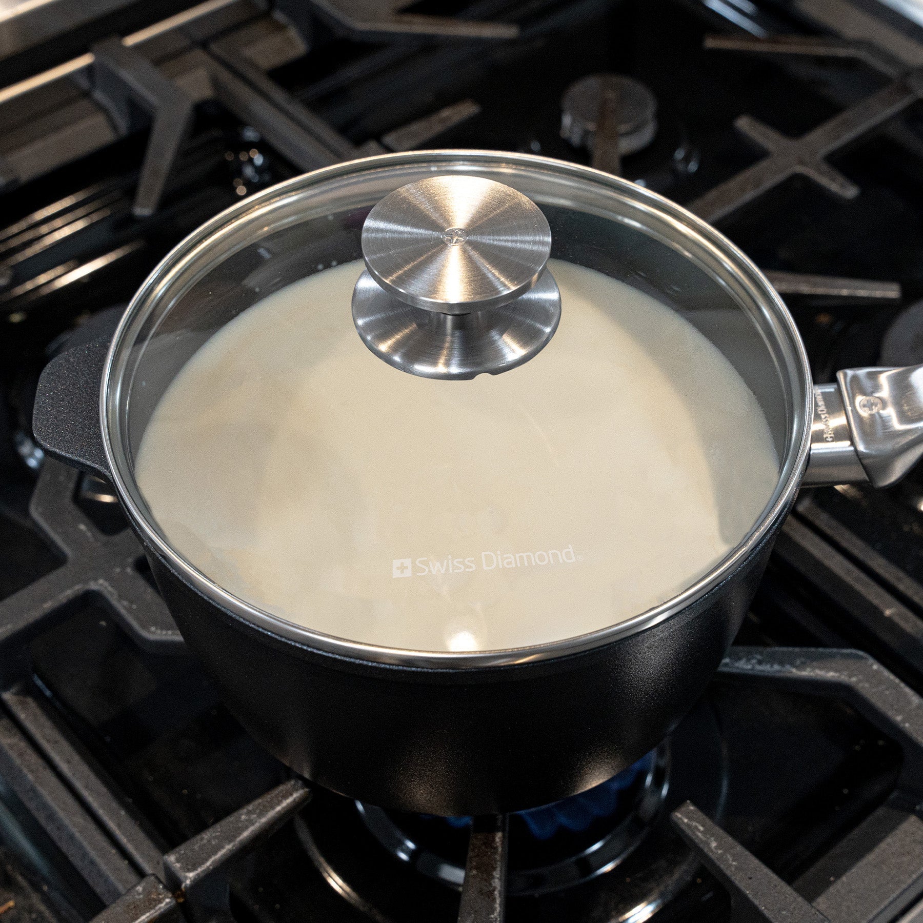 CXD PFAS Free Nonstick Saucepan with Glass Lid