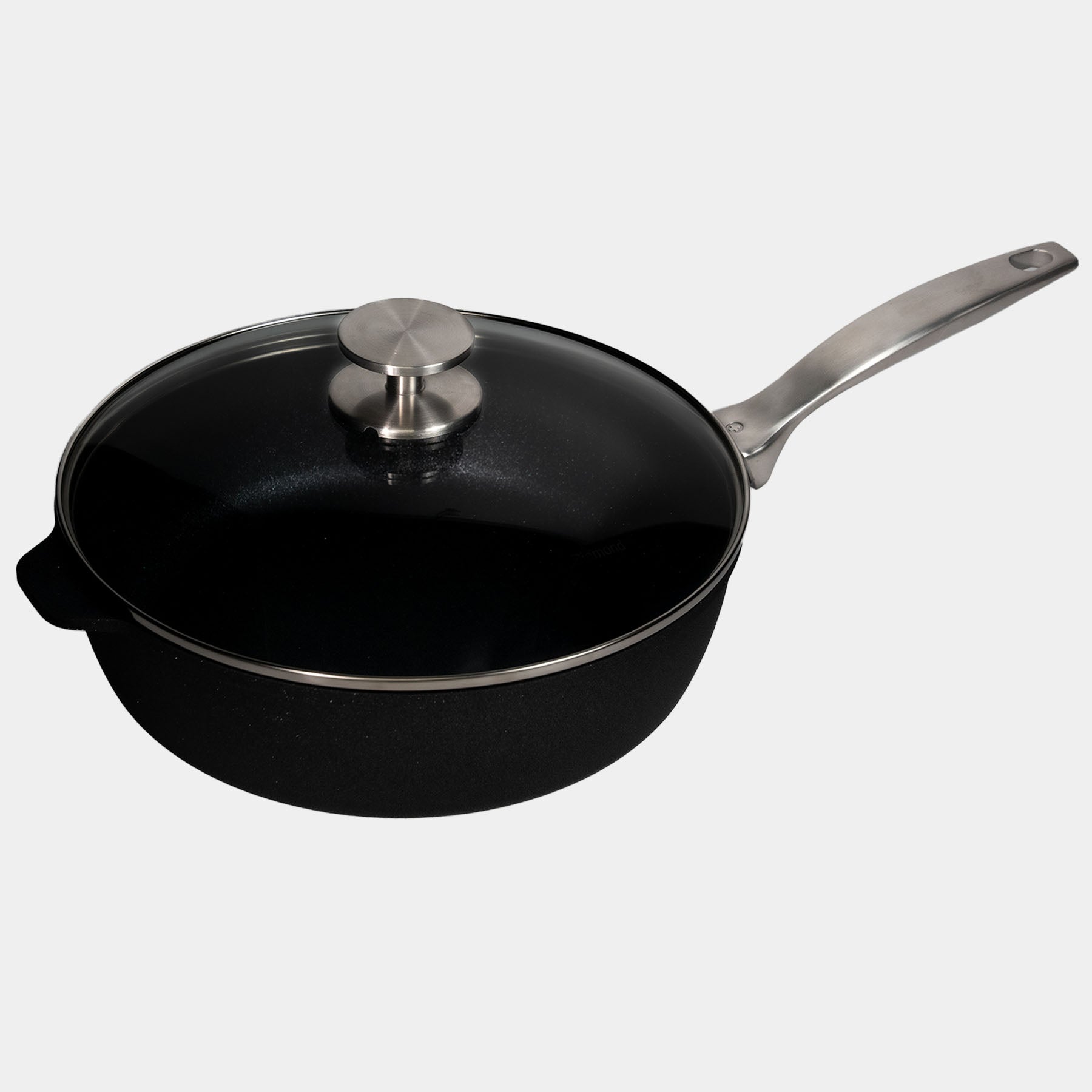 CXD PFAS Free Nonstick Saute Pan with Glass Lid