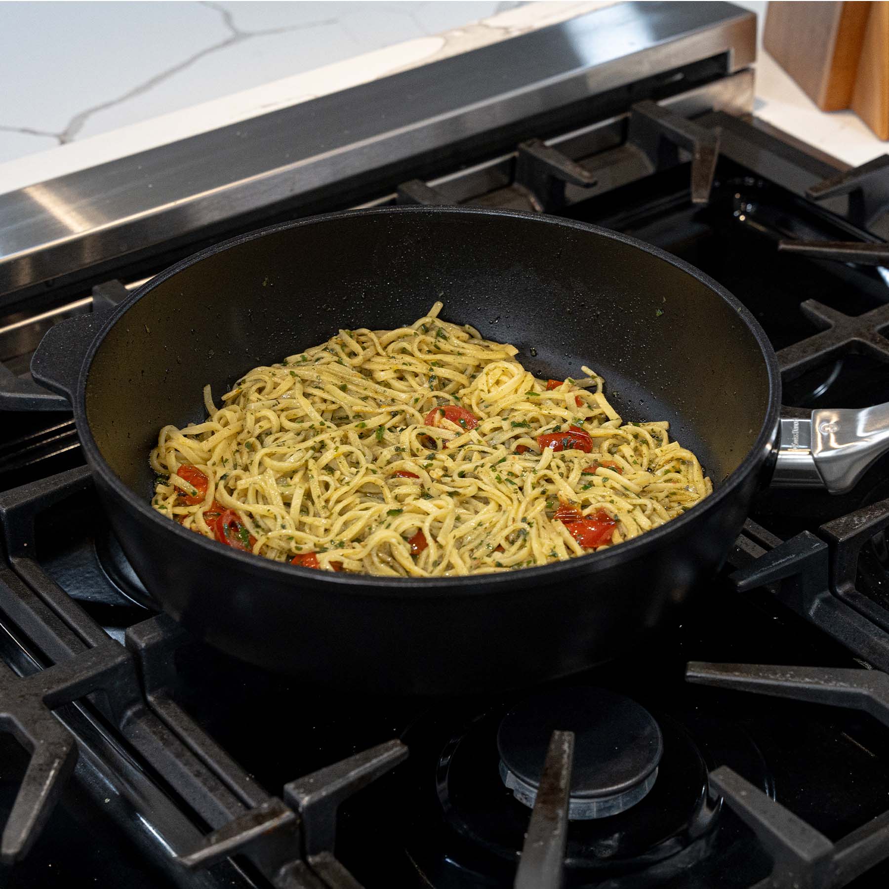 CXD PFAS Free Nonstick Saute Pan with Glass Lid