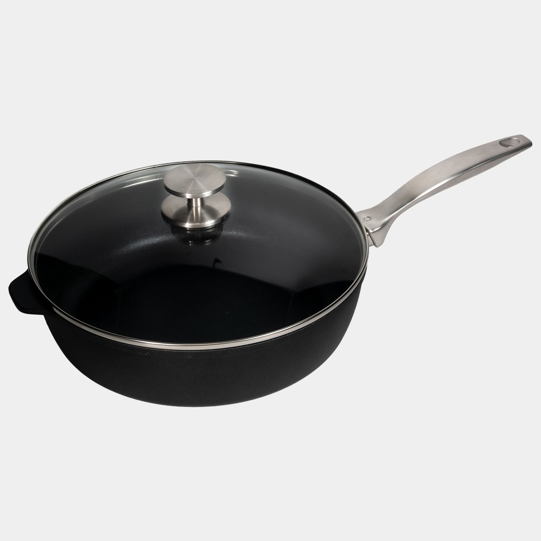CXD PFAS Free Nonstick Saute Pan with Glass Lid