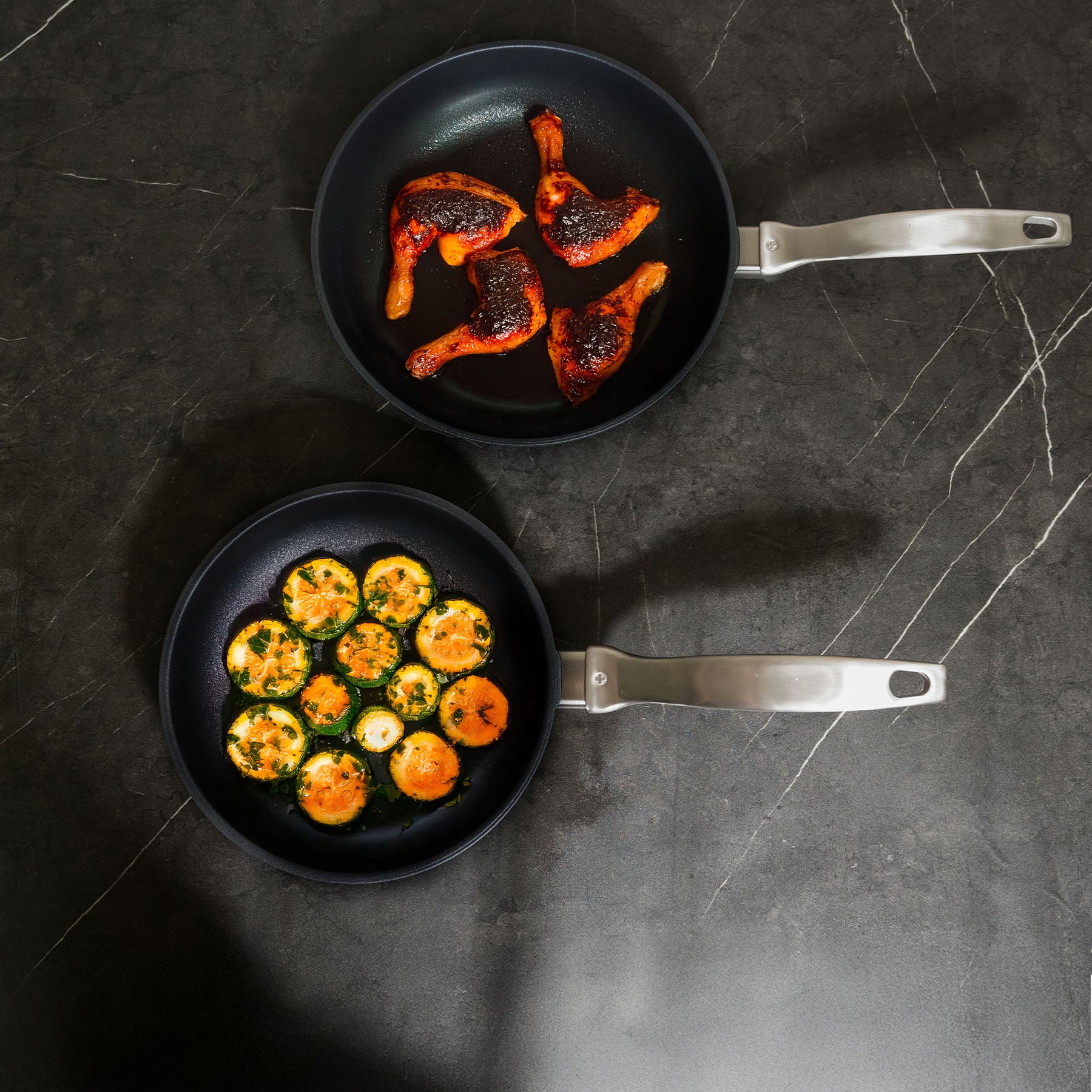 CXD PFAS Free Nonstick 2-Piece Set - Fry Pan (20cm & 26cm)