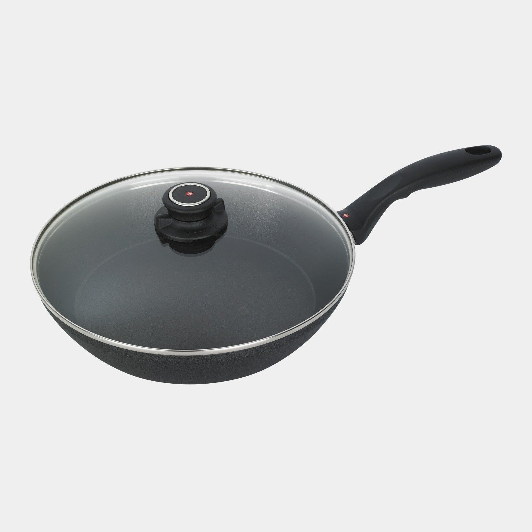 XD Nonstick 28 cm Stir-Fry Pan with Glass Lid - Induction