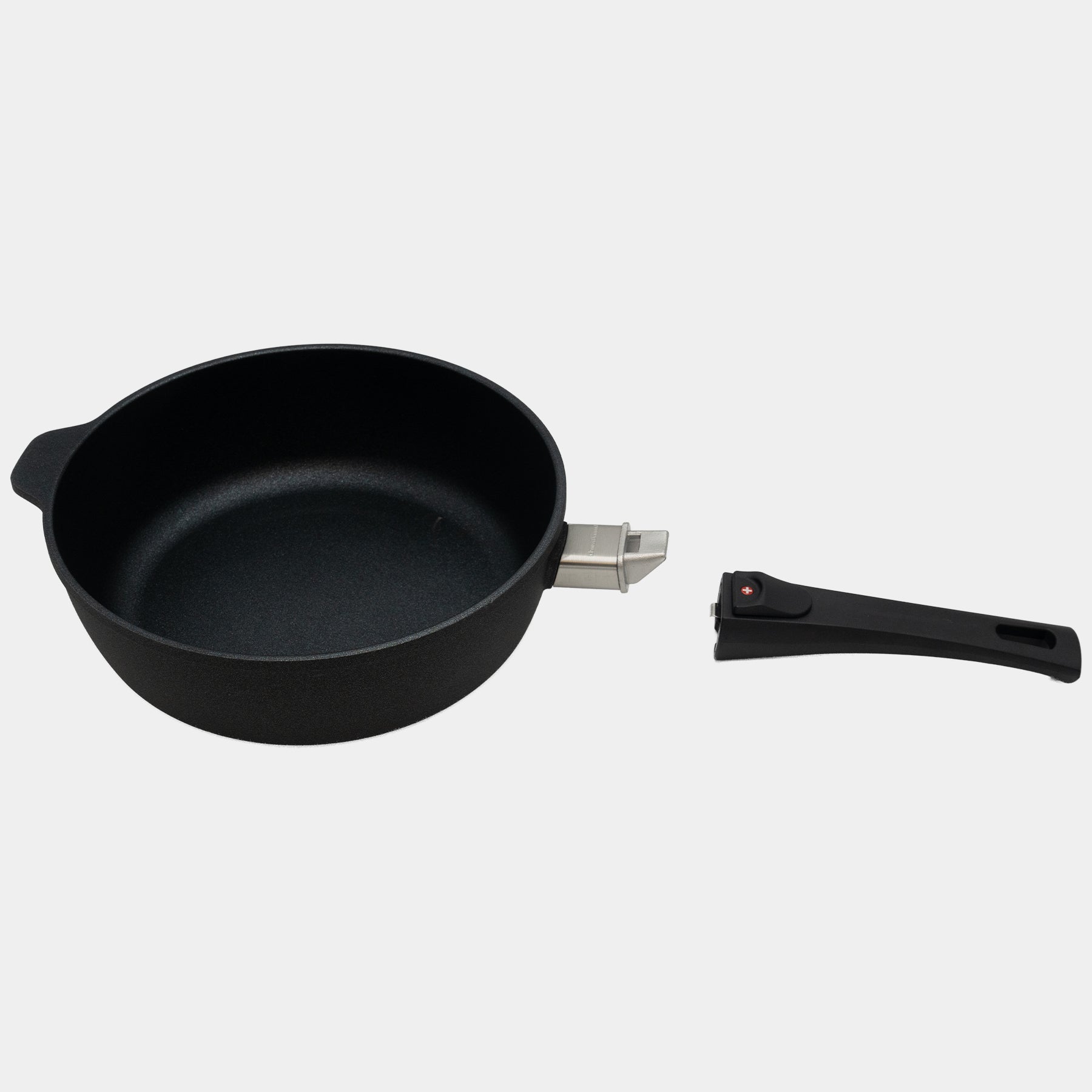 XD Nonstick 4 L Saute Pan with Detachable Handle - Induction side angle view