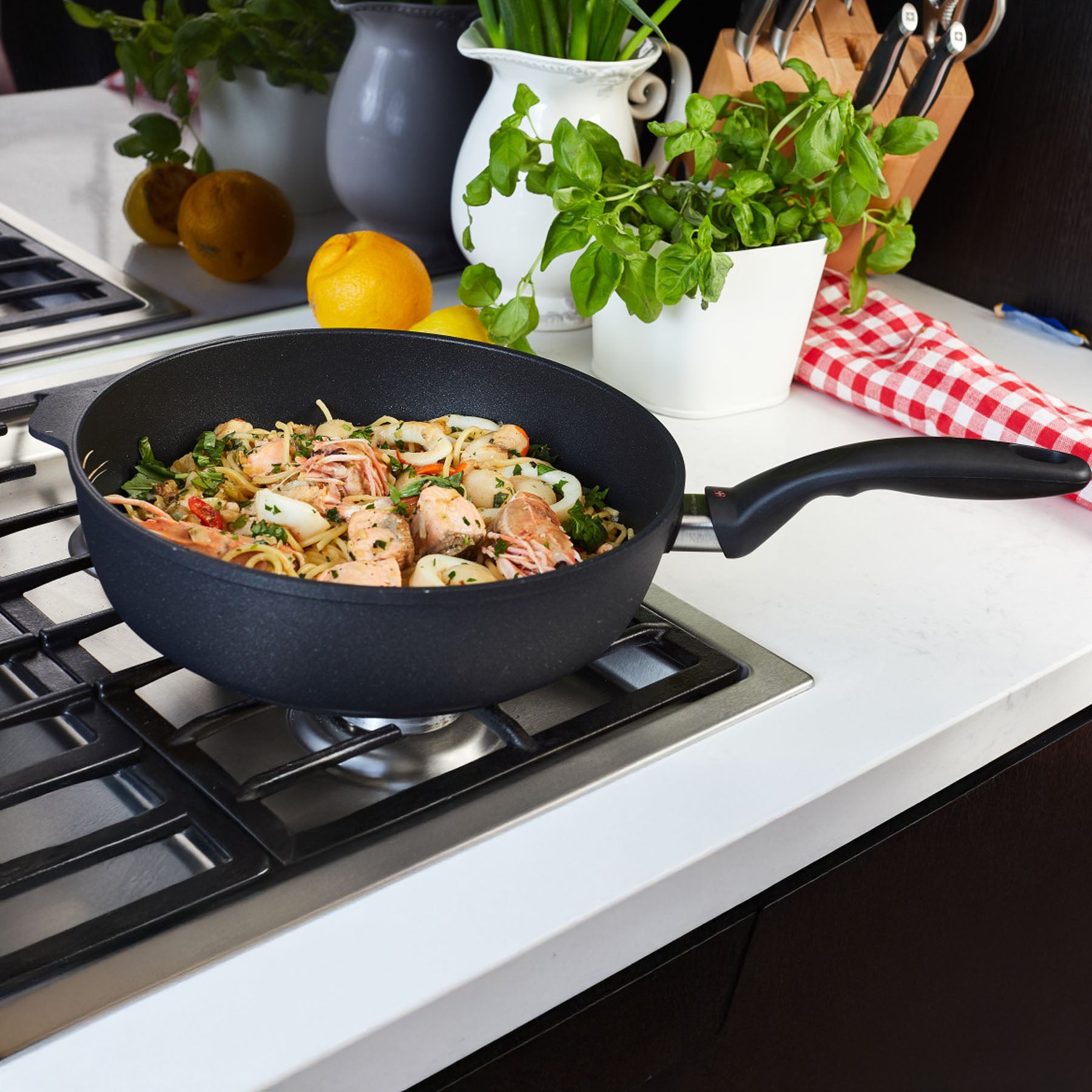 XD Antihaft Bratpfannen Set, 2-teilig, Bratpfanne 24 cm & Sauteuse 28cm - Induktion