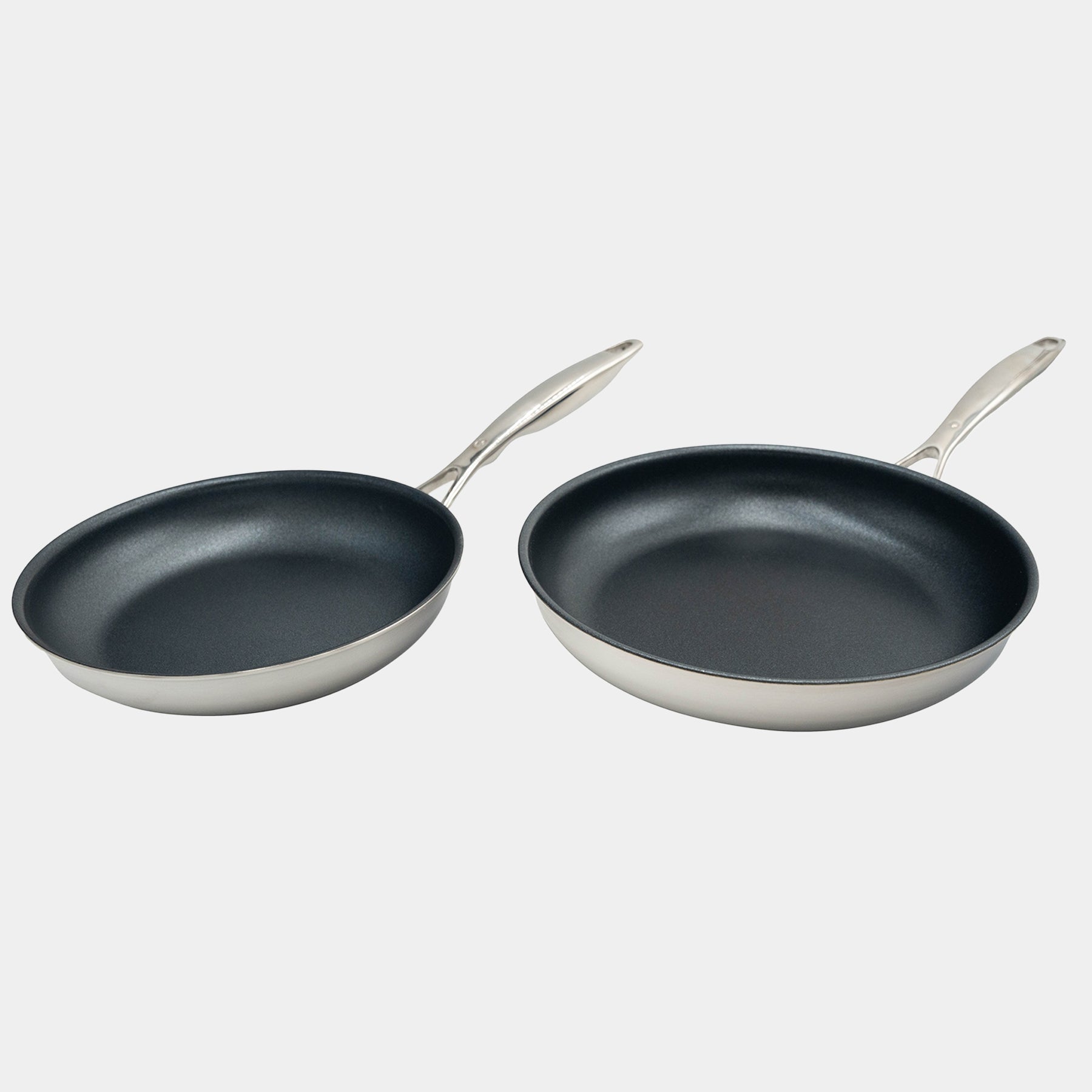 Nonstick Clad Fry Pan 2-Piece Set - Induction