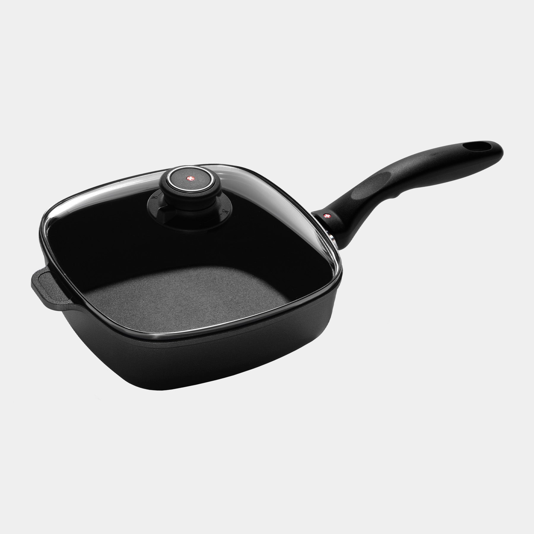 XD Nonstick 20 x 20 cm Square Saute Pan with Glass Lid - Induction Top View