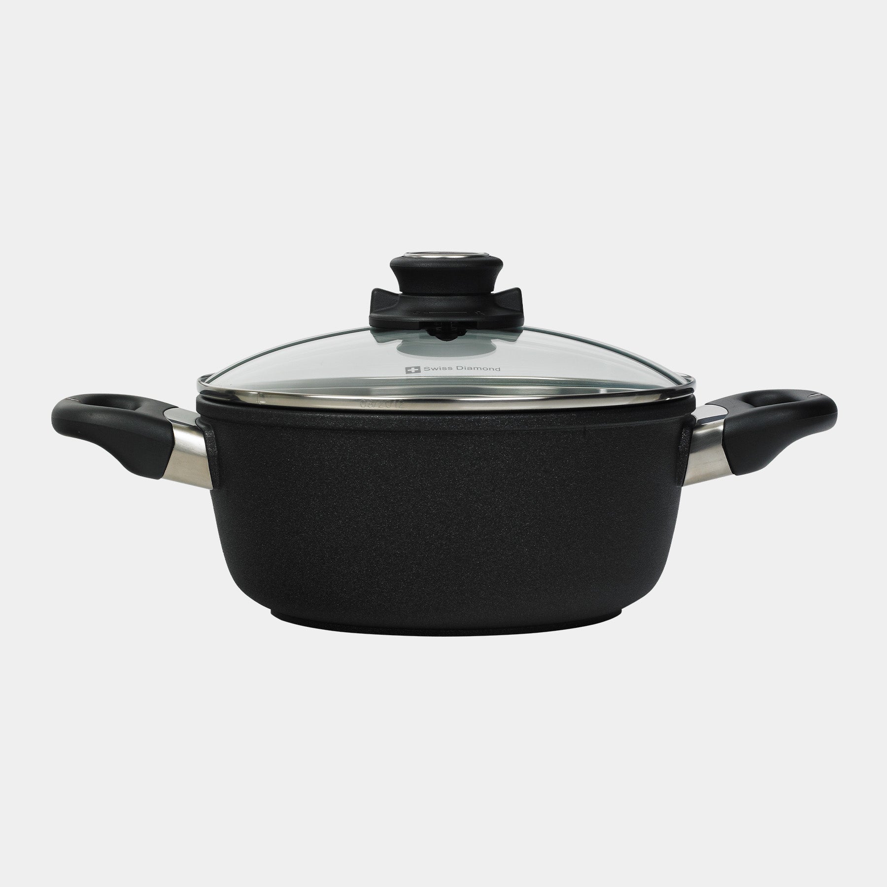 XD Nonstick 2 L Casserole with Glass Lid